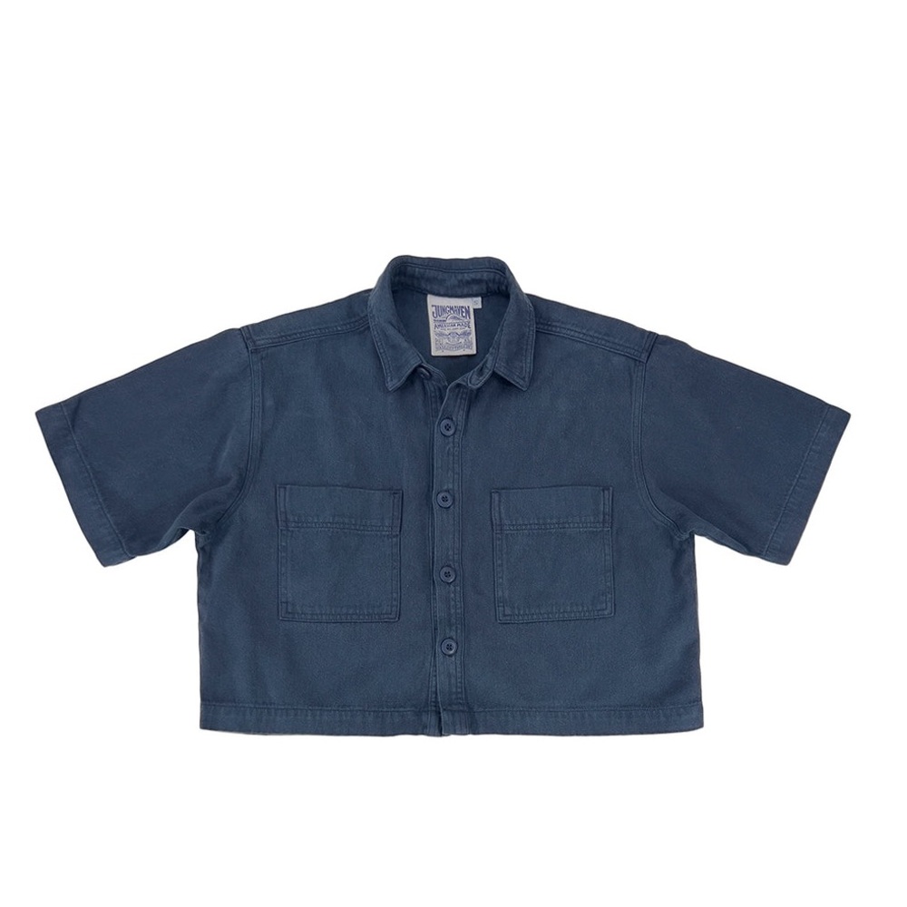 NWT Jungmaven Phinney Twill Shirt, Navy, Medium